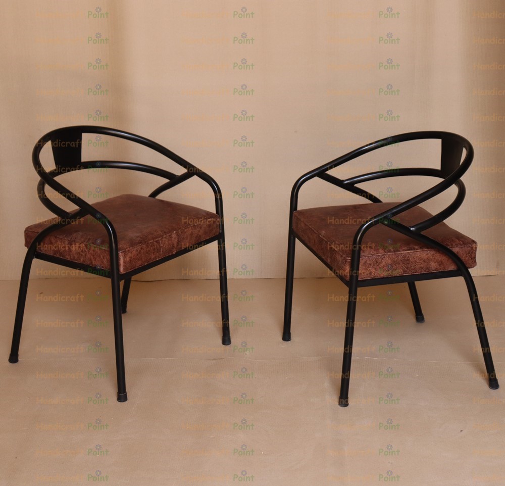 metal iron chairs